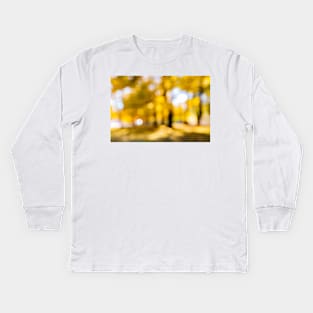 Defocused nature background Kids Long Sleeve T-Shirt